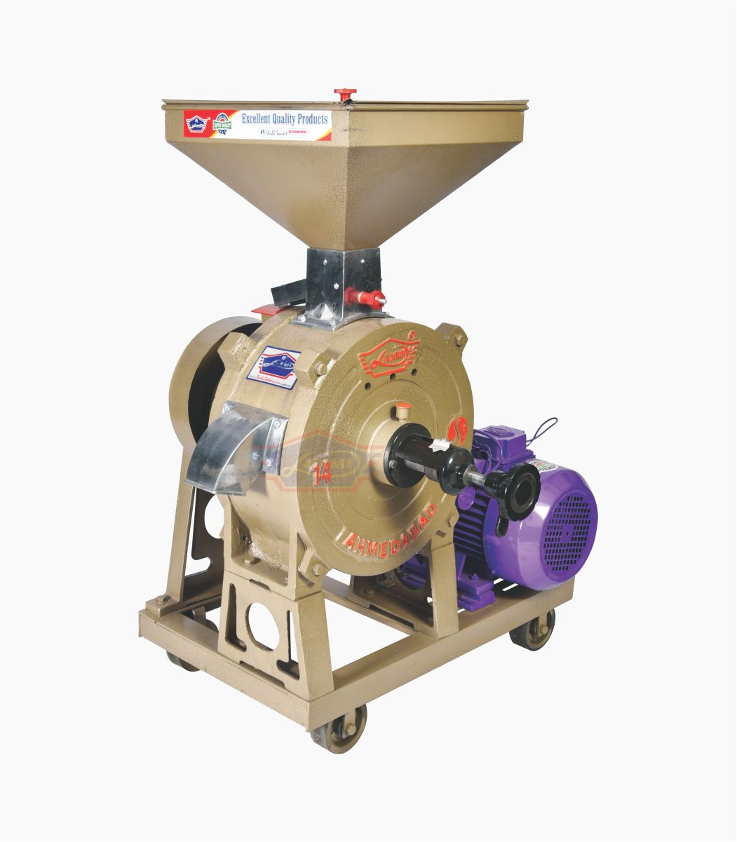 14 Inch Atta Chakki 3 HP Single Phase Motor Laxmi Atta Chakki Price 14 इंच आटा चक्की मशीन