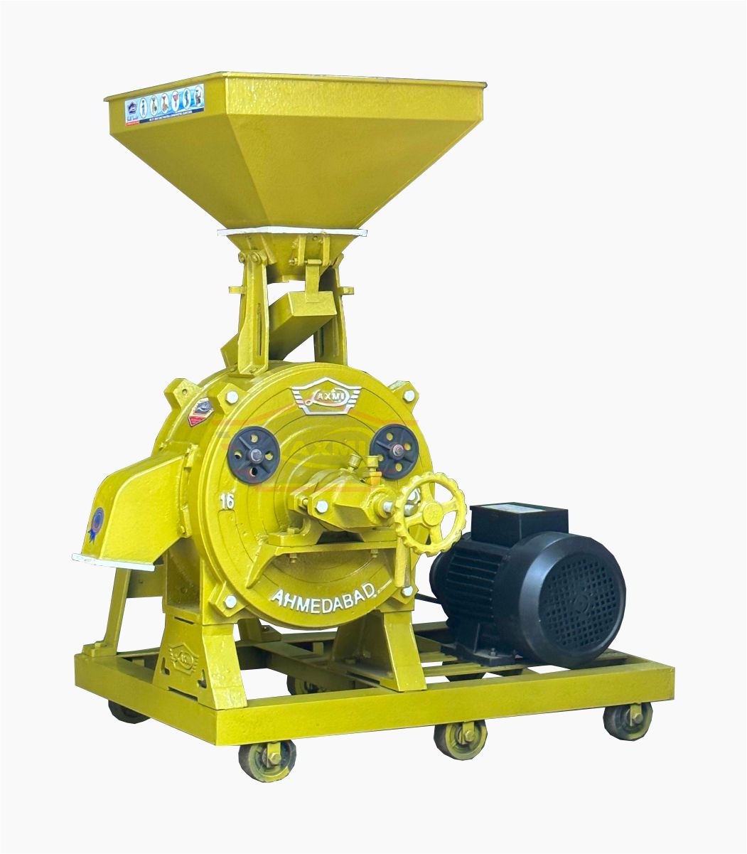 16 inch Flour Mill Price 16 इंच आटा चक्की मशीन 5 HP Single Phase Commercial Atta Chakki Machine