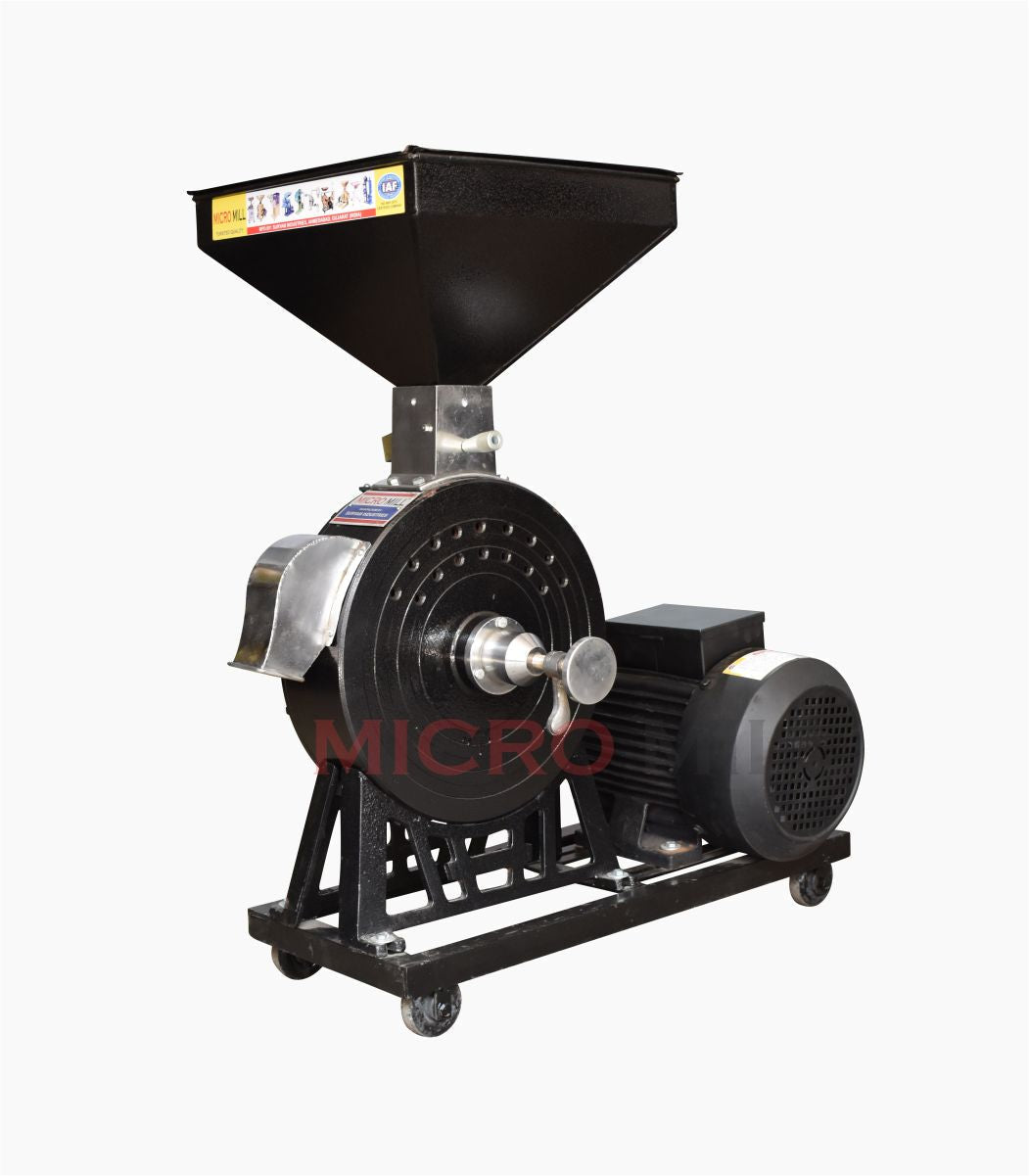14 inch Diamond Stone Atta Chakki 3HP Single Phase Motor Flour Mill 25Kg Capacity Very Low Maintenance