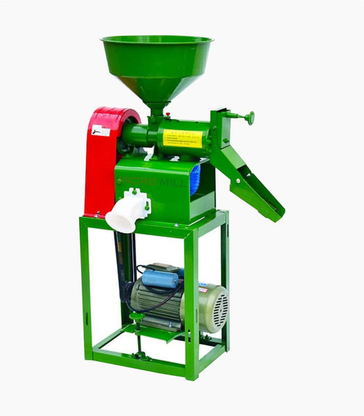 Neptune Portable Mini Rice Mill Machine, 3HP Electric Motor for