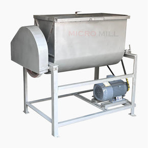 100 Kg Ribbon Blender Mixer Machine for Spices, Masala, and Poultry Feed Mixing Efficient Industrial Mixing Solution