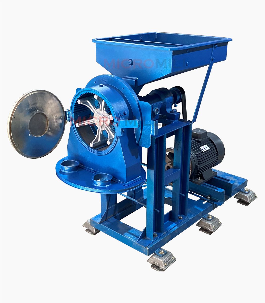 7.5 HP Double Stage Pulverizer Micro mill Atta Chakki Machine Commerci ...