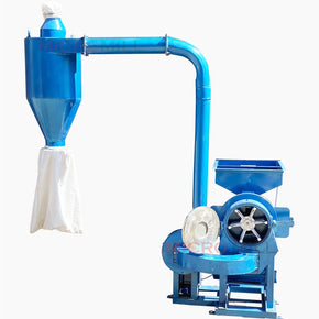 10 HP Double Chamber Cyclone Atta Chakki Double Stage Cyclone Pulverizer Price Flour Mill Without Motor