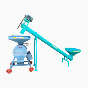Poultry Feed Plant 600 Kg Commercial Poultry feed Grinder Machine Cattle Feed Grinder with Screw Conveyor